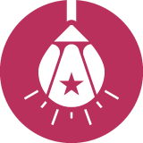 pictogramme HOLY GRAPH magenta