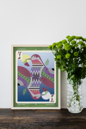 mock-up du poster valet de raisin